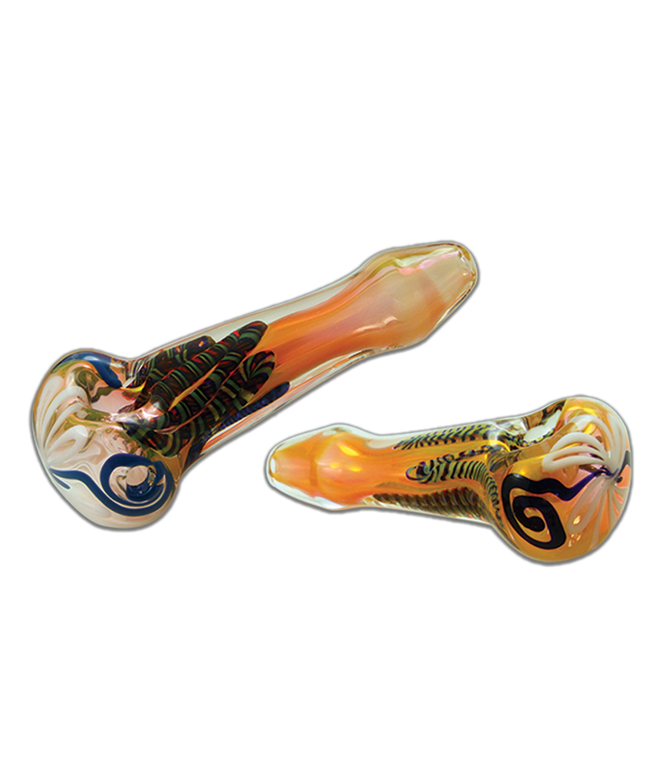 Crush Glass Jumbo Thick Catapillar Latty Mini Pipe CRSP36 CRUSH