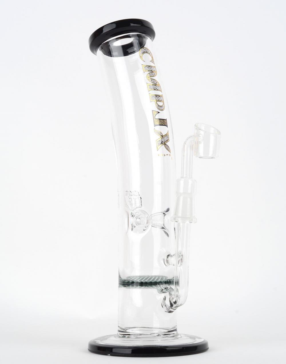 CMPLX American Made 10" Straight Base Waterpipe With Single