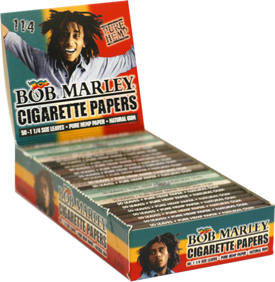 Bob Marley Rolling Paper 1 1 4 Size 24 25 s BOB 02 BOB MARLEY 